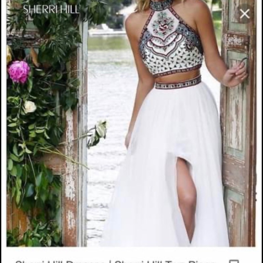 Sherri Hill Two Piece Prom Dress